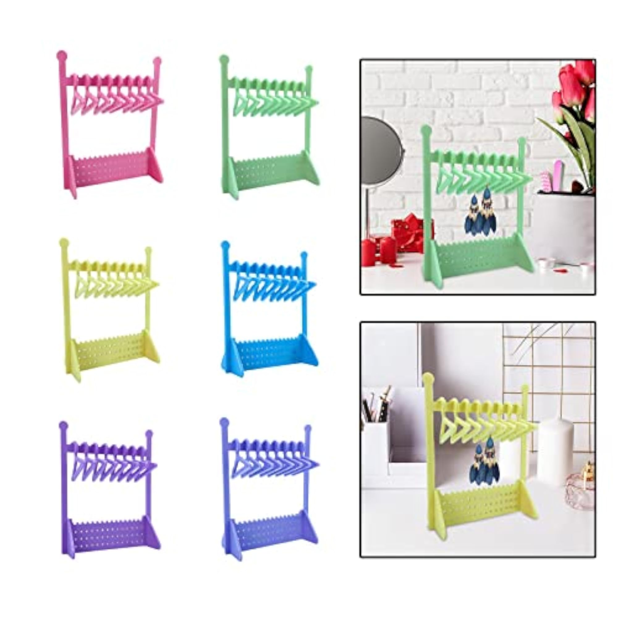 Earring Display Stand Holder for Showcase, Pink