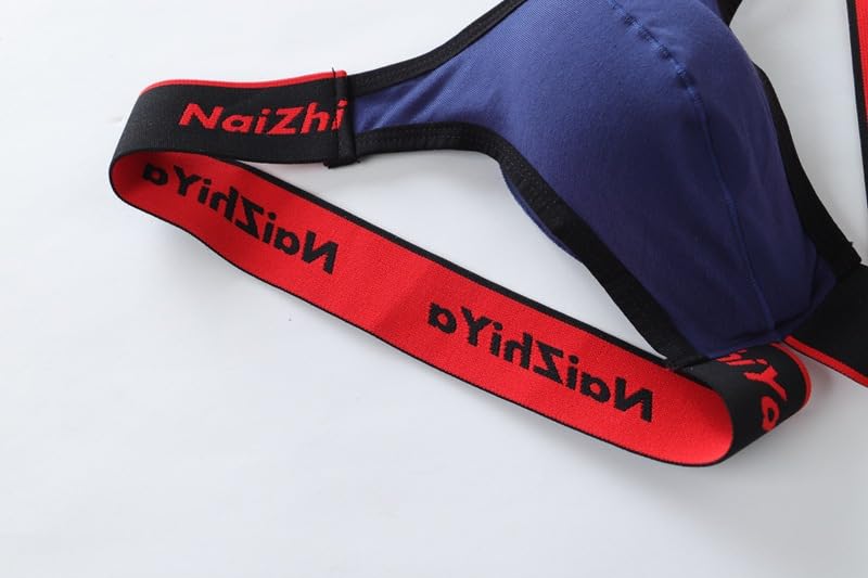 Evankin Men's Brief Underwear Sexy Jockstrap Leggings Underpants Funny Hollow Lingerie Cotton Breathable U-convex Pouch3