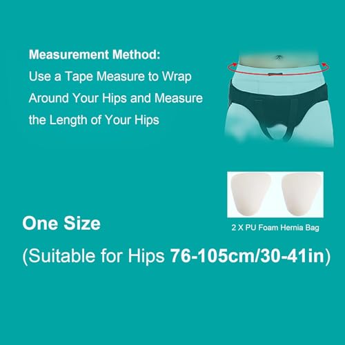 Faja para Hernia Ajustable con Almohadillas de Compresión miniatura 2