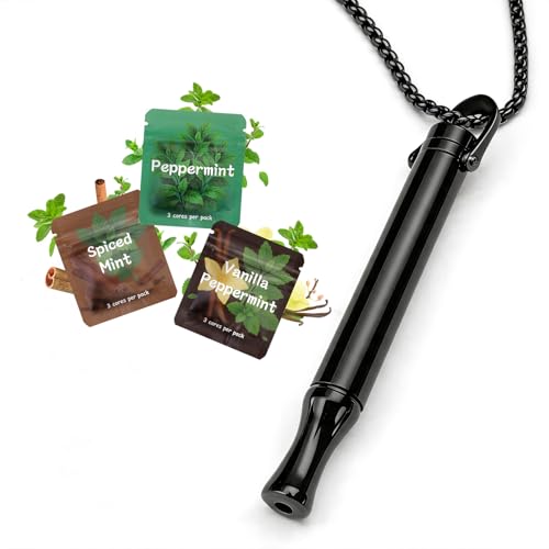 Celvoir Estin Breathing Necklace for Anxiety & Stress, Smokeless Inhaler