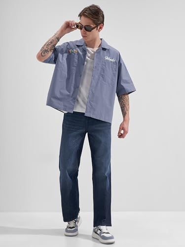 Image of Highlander Men's Straight Relaxed Fit Jeans | Stretchable | Everyday Comfort & Style| Jeans for Man|Premium Cotton Blend