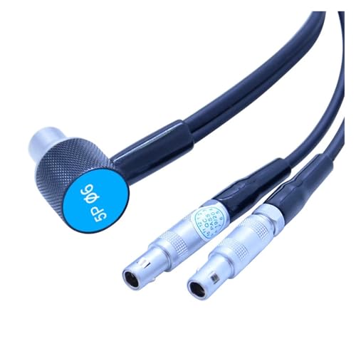 Misuratore di spessore digitale a ultrasuoni, strumento di misurazione di precisione, sonda per trasduttore via cavo GM100, 10 mm/5 MHz e 6 mm/5 MHz