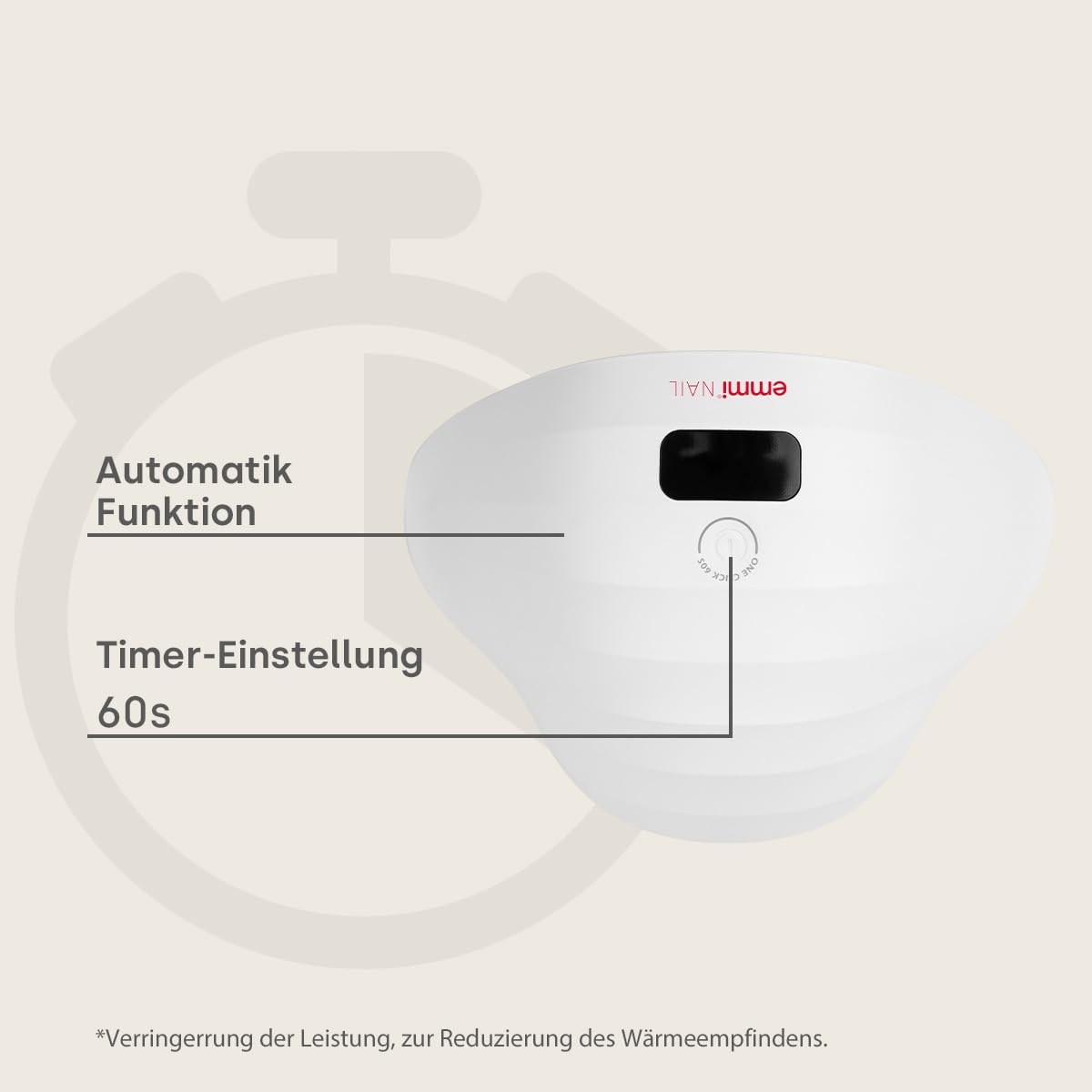 Emmi Nail Shellac Nagelpflege Set mit UV/LED Lichthärtungsgerät, Base & Top Coat, 2 Farben, Komplett-Set - Starter Set UV Nagellack mit LED Lampe Seashell (Seashell)