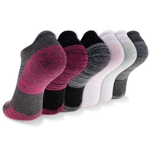 Image of New Balance Unisex Adult Performance Cushioned No Show Socks, 6-12 Pairs