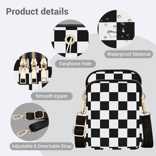 Image of YINHEXI Small Crossbody Bags for Women, Mini Cell Phone Wallet Purse, Shoulder Bag for Women and Men