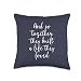 And So Together They Built A Life They Loved Wedding Throw Pillow
