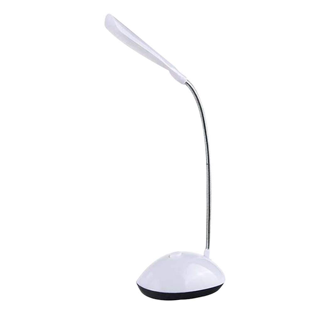 AkoMatial 360 Degree Rotating Eye Protection Flexible Battery Operated Reading Book Light LED Desk Lamp Gift for Student