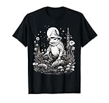 Funny Frog Wizard Cottagecore Mushroom T-Shirt