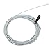 Produktbild Relaxdays Rohrreinigungsspirale 10m, mechanische Rohrreinigung, Abflussspirale WC, Dusche, Waschbecken, Ø 5mm, silber