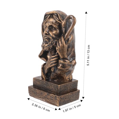 Sculpture de Jésus résine cadeau religieux unique pour célébration chrétienne et famille