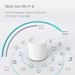 TP-Link Deco WiFi 6 Mesh System(Deco X20) - Covers up to 5800 Sq.Ft. , Replaces Wireless Routers and Extenders(3-Pack, 6 Ethernet Ports in total, supports Wired Ethernet Backhaul) - Image 5