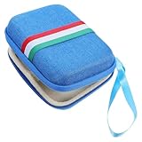 COOPHYA Étui de Voyage Compact en Eva pour Petits Appareils de Mesure Glycémie Fermeture Éclair, pour Maison et Déplacement