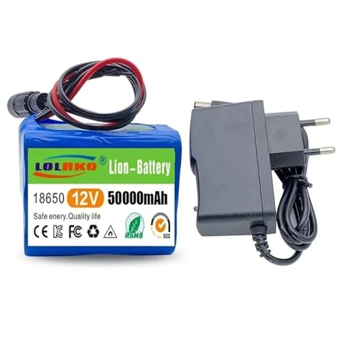 Batterie 12V 50Ah pour vélo électrique Batterie au Lithium 3S2P