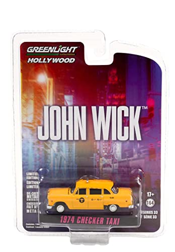 Greenlight 1:64 N.Y.C. Taxi 1974 Checker John Wick 3