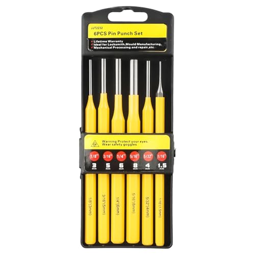 Set de 6 punzones y cinceles para carpintería