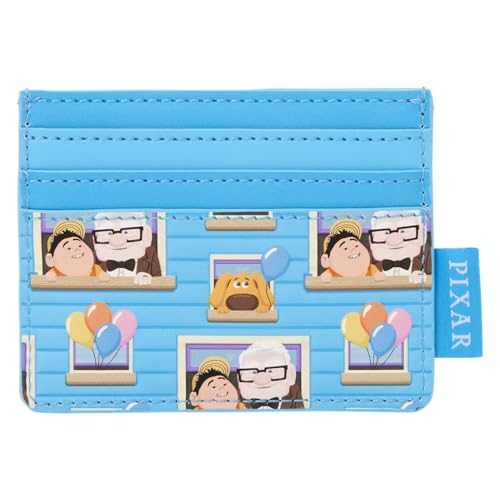Image of Loungefly Disney: Pixar - Up - Small Card Holder with 3 Card Slots - Great for Kids & Adults - Collectible Wallets | Cute card holder