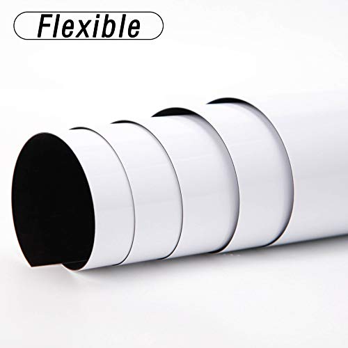 Zhidian Magnetic Whiteboard Contact Paper For Wall 60 X 36 Inches, Magnetic Dry Erase White Board Sticker With Non-Adhesive Backing For Office Home School #TOP3