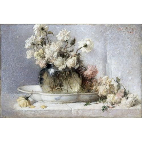 Impression giclée Roses pour salon élégant Weir 61x81