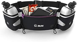 G-Run Hydration Running Belt with Bottles - Water Belts for Woman and Men
