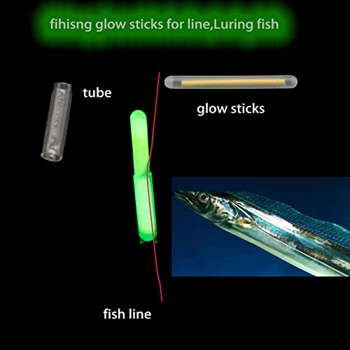 linguang 10-100Pcs Bastões Luminosos de Pesca para Sinos de Bóias 1”1,45”2”3”