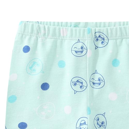 Image of Nickelodeon Baby Shark Girls 2-Piece Tank Top and Bike Shorts Set for Toddlers