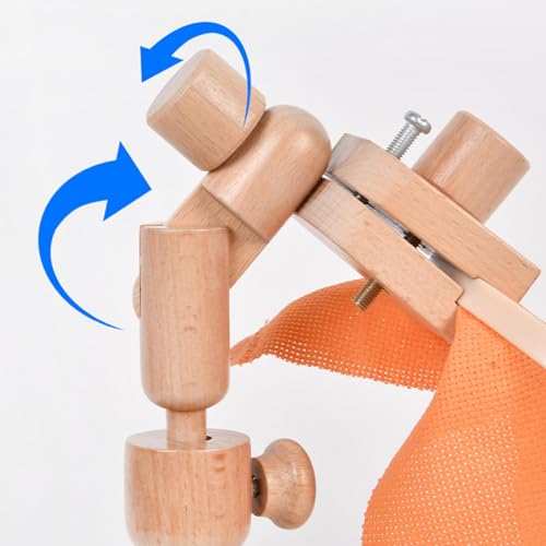 Soporte de bordado de madera para regalar a aficionados a la costura 3
