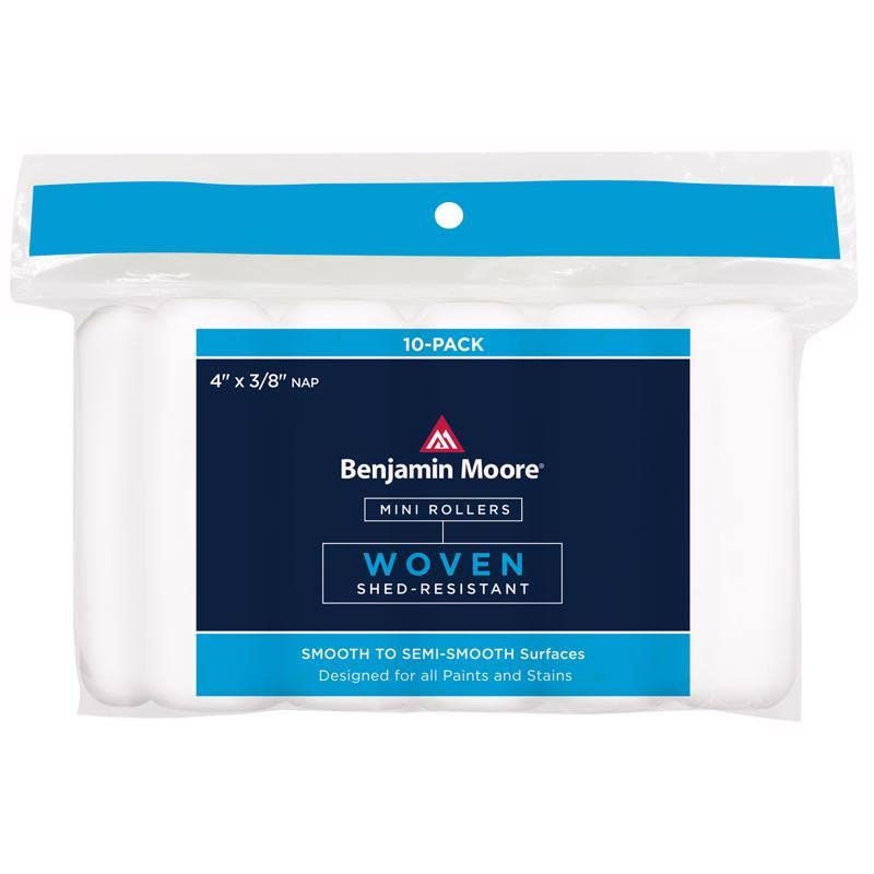 Benjamin MooreWoven 4 in. W X 3/8 in. Mini Roller 10 pk