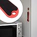 EHDIS 2pcs Plastic Razor Scraper 6-inch Long Handle Adhesive Remover Tool with 100 Double-Edge Blades for Window Tint Vinyl Scraper Decal Sticker Glue Remover (Red)