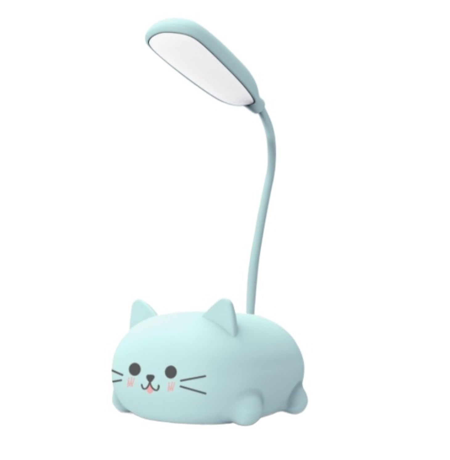 Lampada da Scrivania Moderno Lampada da Tavolo A LED, Luce Notturna Portatile, Pieghevole, Ricaricabile Tramite USB Lampada Comodino(Blue)