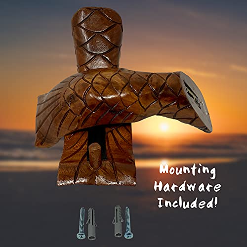 Surfboard Wall Racks - Large Mermaid Tails Surfboard Wall Racks, Plus 2 Sticky Bumps Surfboard Wax Basecoat Bars #TOP2