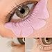 PERMANIA Silicone Under Eye Pads, Soft Lash Lift Rods Extreme Eyelash Curler Reusable for Lower Lash Perm Makeup Beauty Tool (Pink)