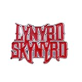 Distrigeek Lynyrd Skynyrd Anstecker mit Logo, Metall, Emaille, Anstecker, Anstecker, Rockband, Vintage, für Herren und Damen, Geschenkidee für Rock-Fans