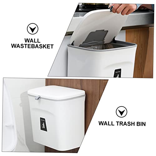 Basurero de cocina colgante MAGICLULU blanco rectangular miniatura 7