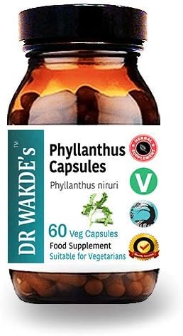 DR WAKDE's® Phyllanthus Capsules (Bhumi-amla/Bhumyamalaki) I 100% Herbal I 60 Veggie Capsules I Ayurvedic Supplement - Image 4