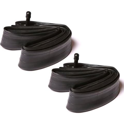 2x Sunchase 18x1.75-2.125 Bicycle Inner Tube with Schrader Valve (Car Type Valve) Cover