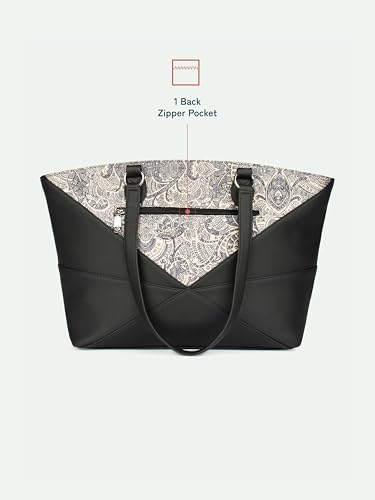 Image of ZOUK Rhea Kapoor Tote Bag - | Elegant Vegan Leather Tote for Women |
