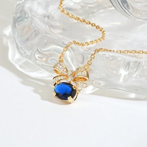 Fettero Gold Necklace for Women - 14K Plated Dainty Gold Necklaces Cute Charm Pendant Trendy Necklaces for Women Jewelry