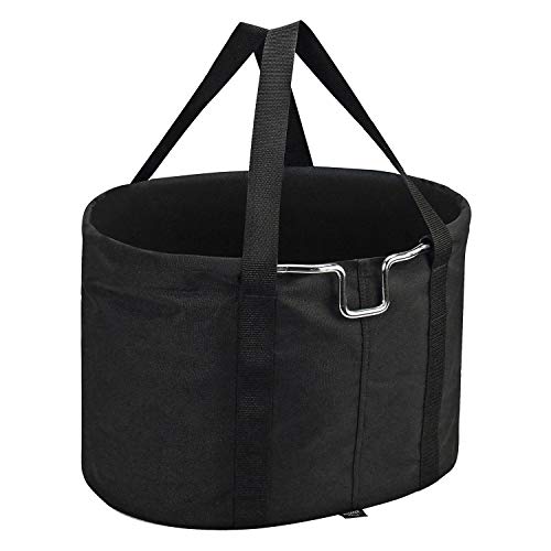 KlickFix Fahrradkorb Shopper, Schwarz, 29 x 38 x 25cm, 0300S
