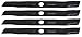4 Pack - USA Mower Blades® 18-1/2" x 1-3/4" x 0.152, 1" Center Hole Residential fits Black & Decker® CM1936 CM1936ZF2 SPCM1936 90541433-01