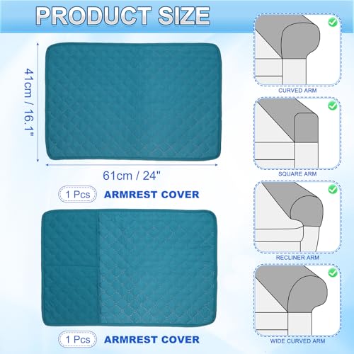 Fundas para reposabrazos de sillón reclinable con bolsillo lateral para proteger tu sofá 3