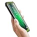 i-Blason Ares Full-Body Rugged Clear Bumper Case with Built-in Screen Protector for Samsung Galaxy S8+ Plus 2017 Release, Black/Green