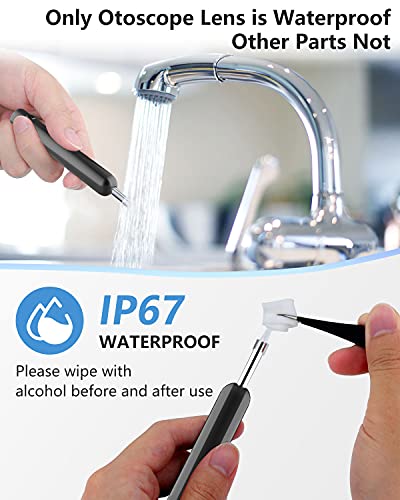 Ovifm Ear Wax Removal Tool Camera-Ear Cleaner Earwax Removal Kit, D10 1080P Hd Endoscope Ear Scope Otoscope With Light,Ear Cleaning Kit,Wireless Ear Camera And Wax Remover For Adults Kids & Pets #TOP5