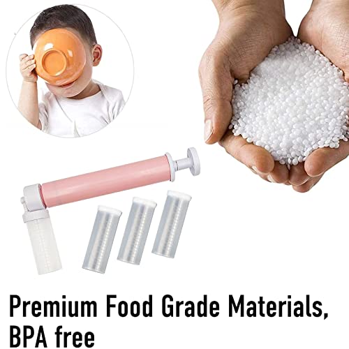 Rainmae Manual Airbrush For Decorating Cakes, Diy Baking Tools With 4Pcs Cake Spray Tube For Kitchen Diy Baking Cake Cupcakes Cookies And Desserts Decorating Cake Icing Coloring Tool, Kitchen Supplies #TOP6