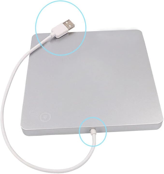 Unidad externa DVD USB para laptop NUOBESTY miniatura 6