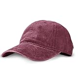 Unisex Vintage Washed Baseball Cap | Low Profile Soft Top Unstructured Cotton Baseball Cap | Adjustable Size...