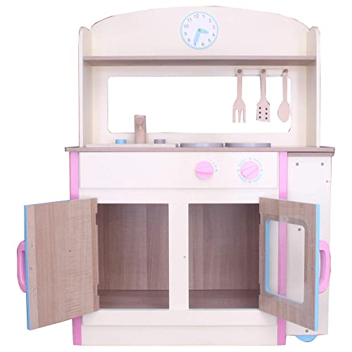 habeig Kinderspielküche Holz Kinderküche Spielküche Spielzeugküche Holzküche Küche Spielzeug – Bild 5
