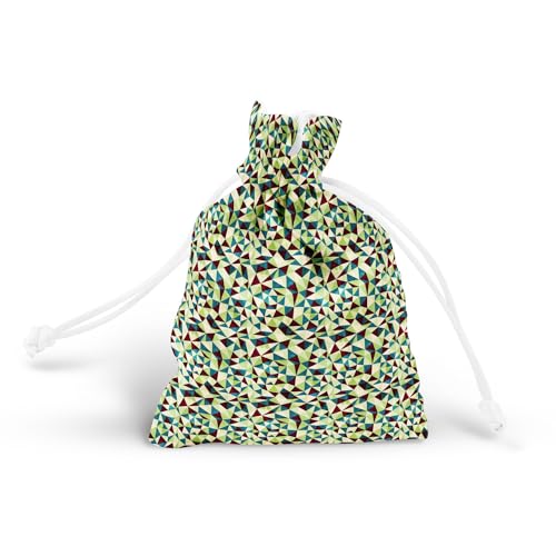 Image of ArtzFolio Grunge Triangle D4 | Pouch Wrist Potli Bag | Bag for Weddings & Casual Parties