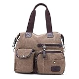 ➤[Mehrere Taschen] - Innen: Eine Haupttasche, eine sichere Reißverschlusstasche, eine Handytasche und eine Kartentasche, vier vordere Taschen und eine hintere Reißverschlusstasche.