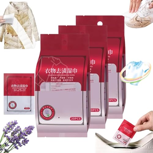 Toallitas húmedas quitamanchas de emergencia adecuadas para ropa, zapatos y sábanas (3)