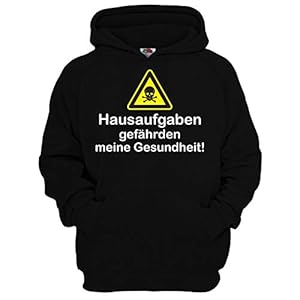 Spaß kostet Kinder Kapuzenpullover Hausaufgaben gefährden Meine Gesundheit Größe 98-164